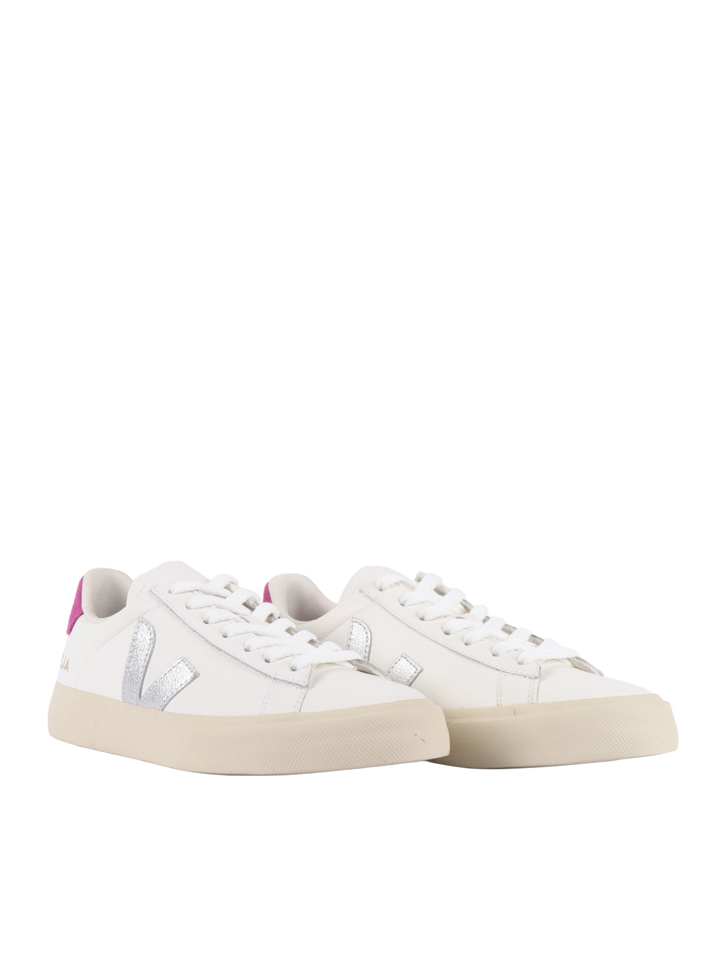 CAMPO LEATH WHITE_SILVER_ULTRAVIOLET SNEAKERS White