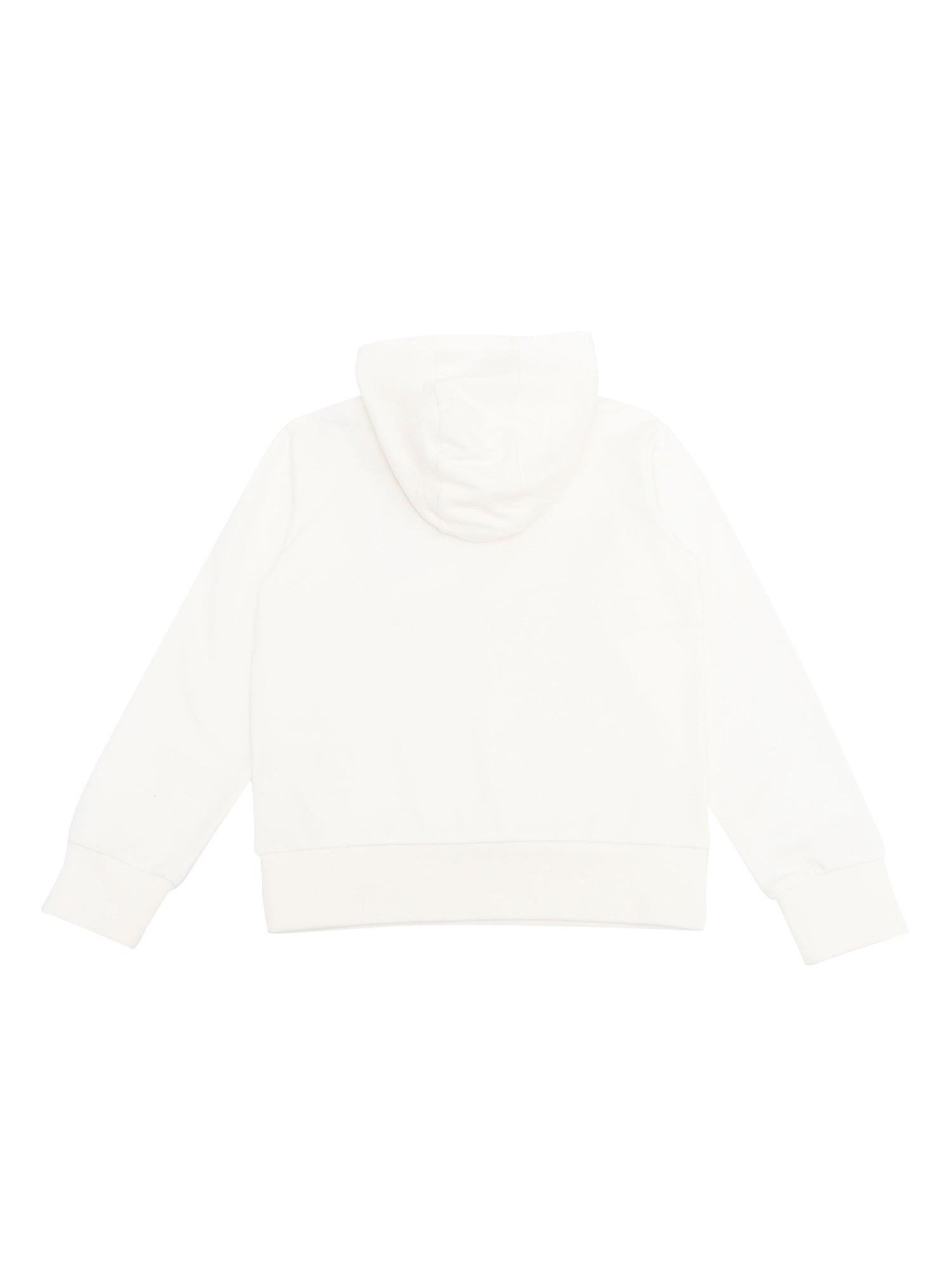 HOODIE SWEATER Beige Cotton Hood Lining Crewneck