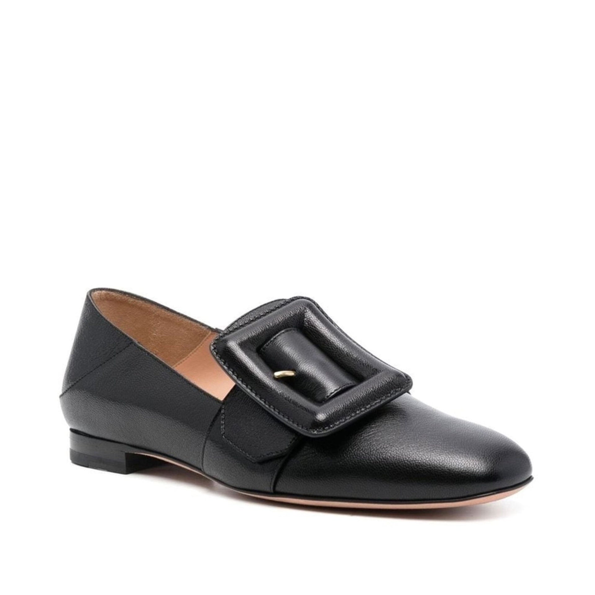 Janelle Loafers Black Calf Leather