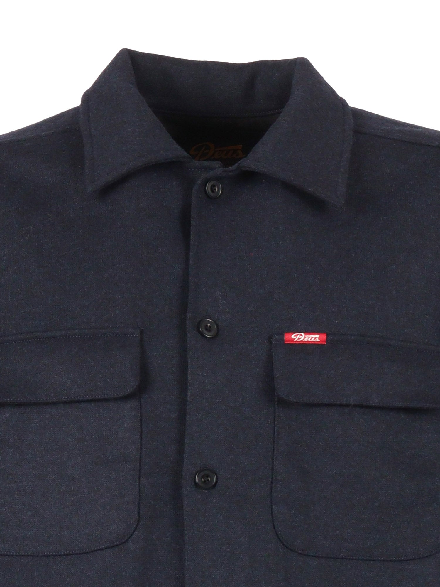 Clayton Wool Shirt Black