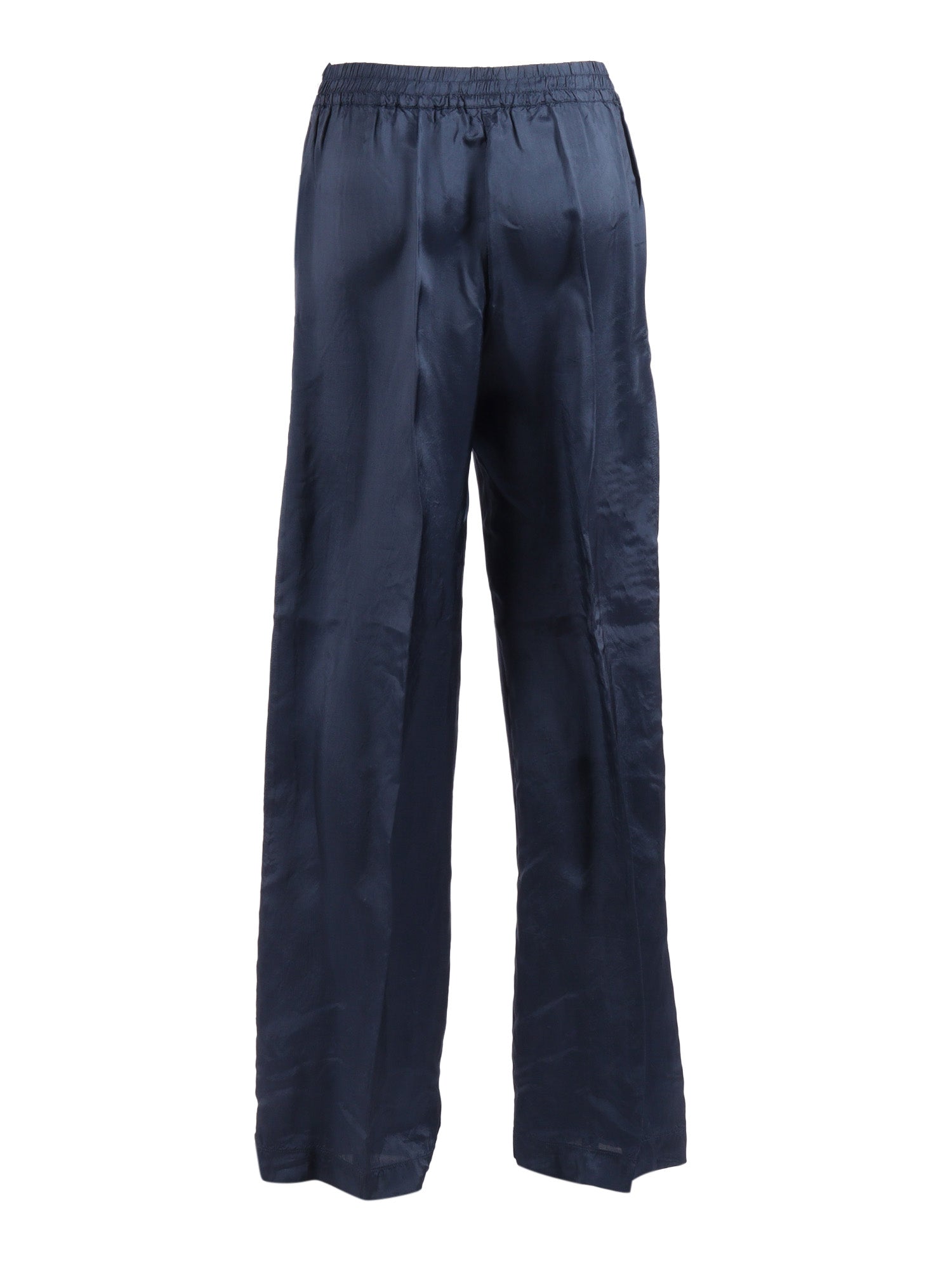 WOMAN PANTS Blue Viscose