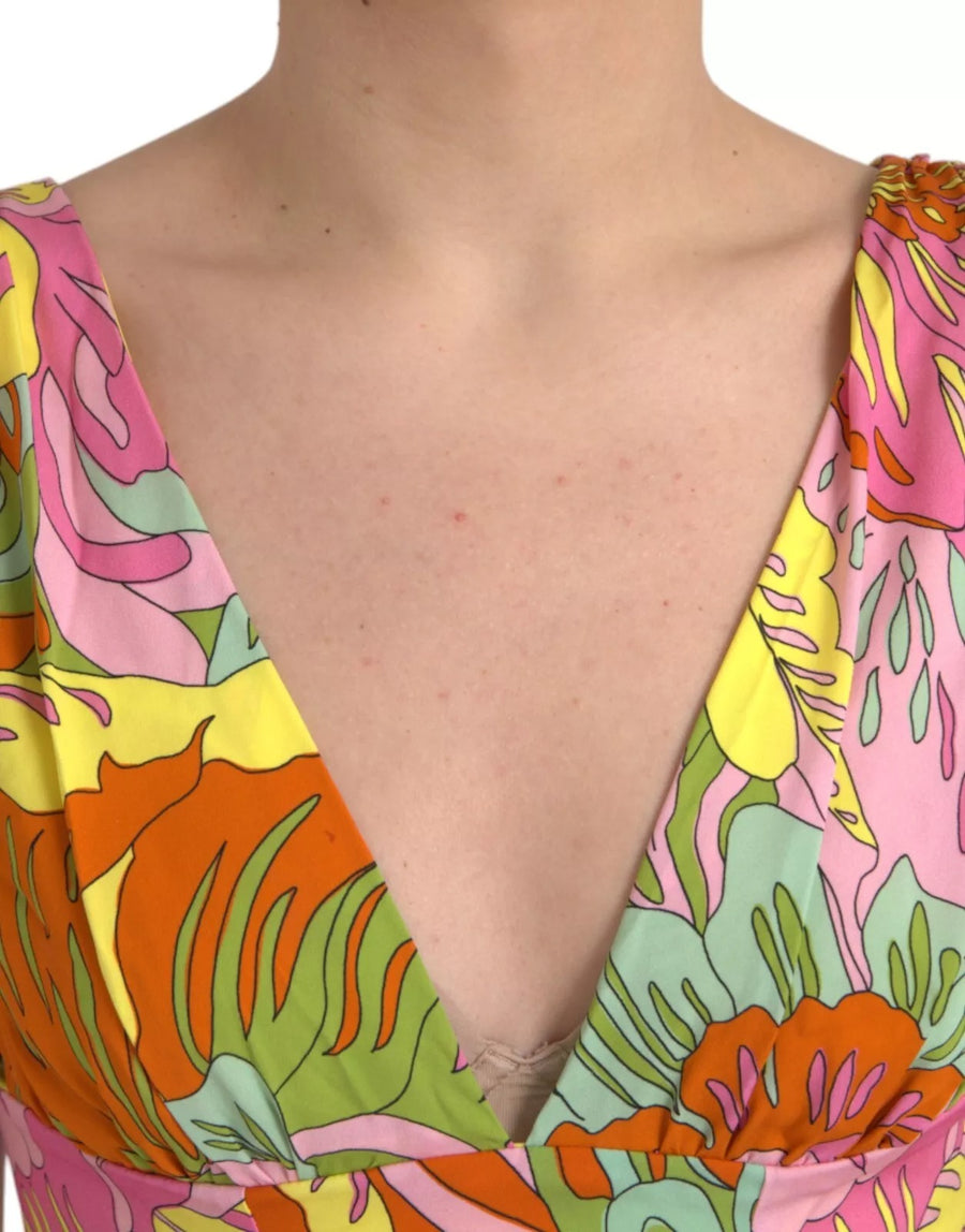 Dolce & Gabbana 91% Silk dress in multicolor