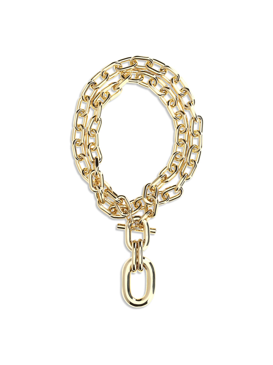 Necklace Xl Link Gold Brass Bracelets