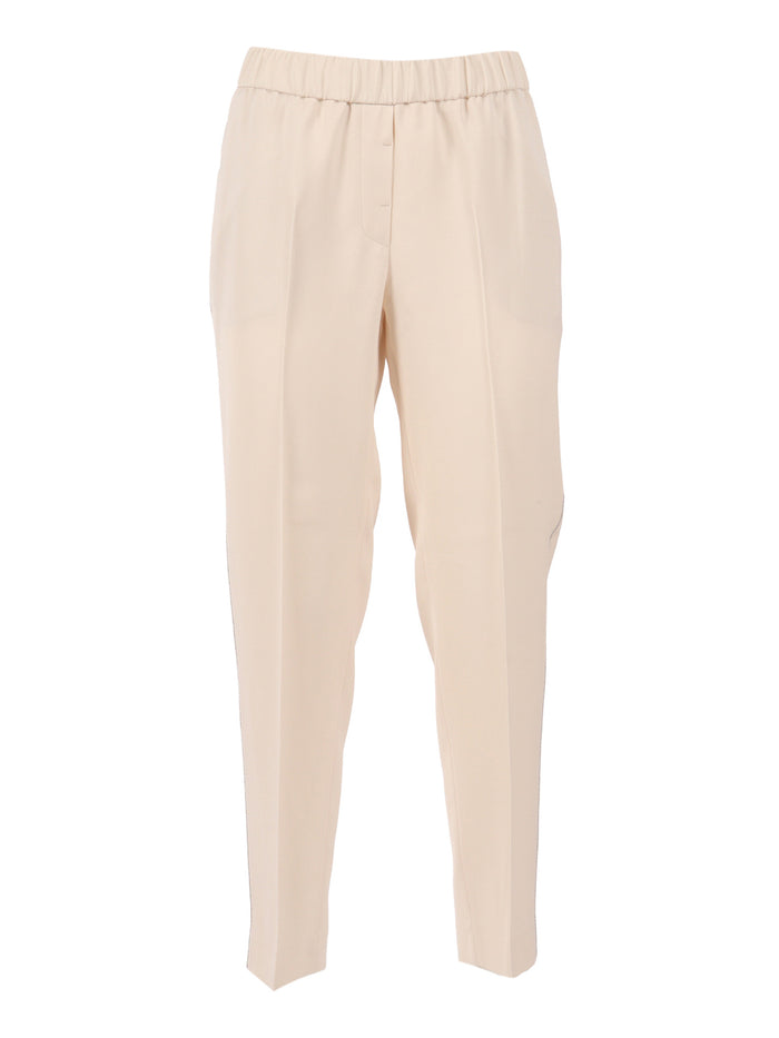WOMAN TROUSERS Beige Pant