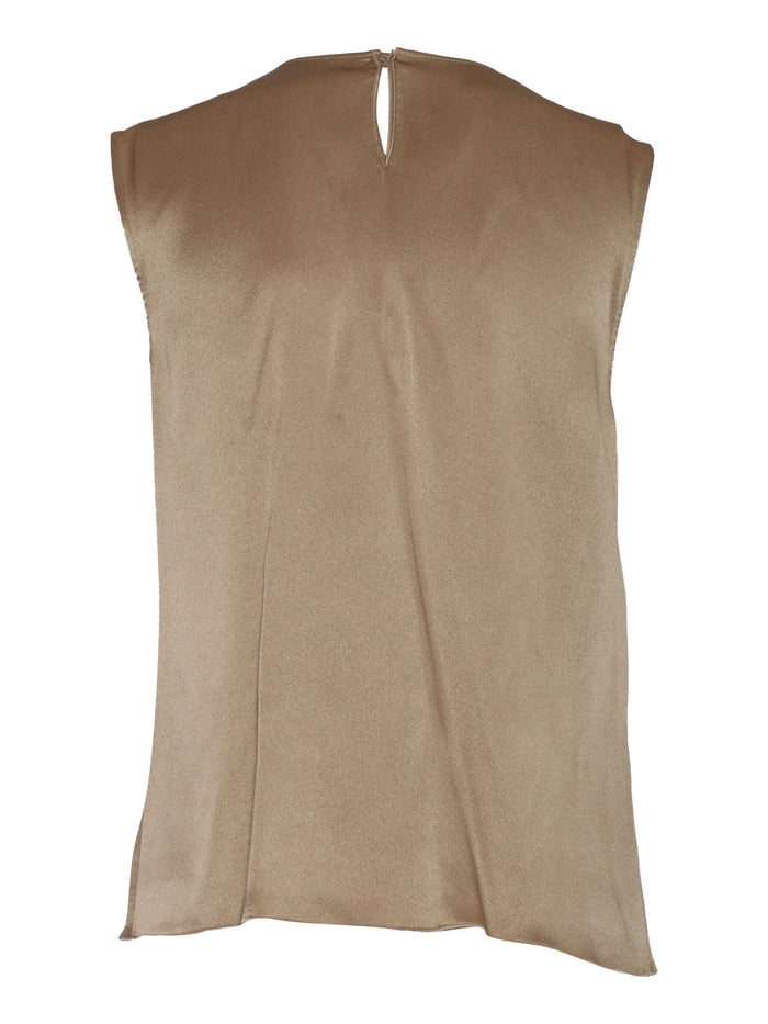 Top Beige Acrylic Silk