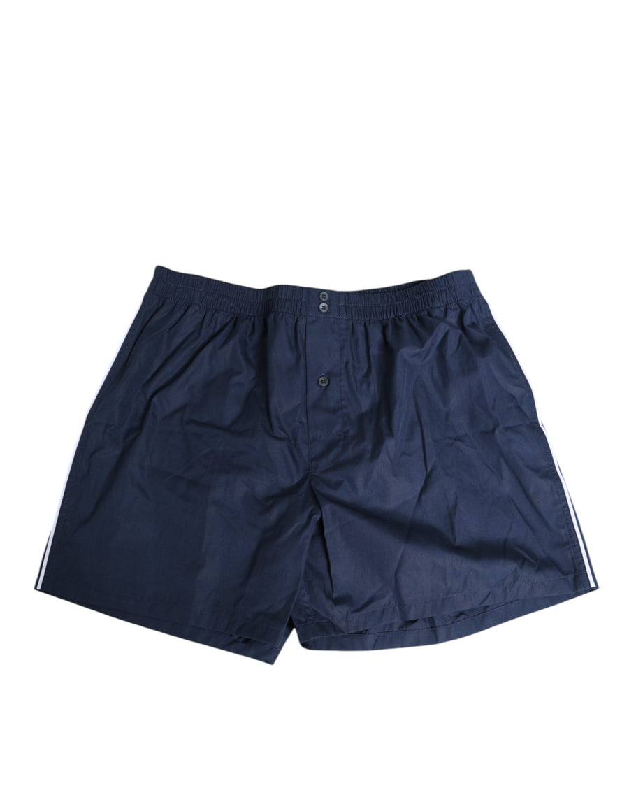 Dolce & Gabbana 100% Cotton shorts in navy