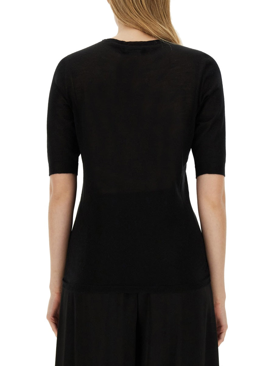 Cashmere Sweater Black Silk Jumpers