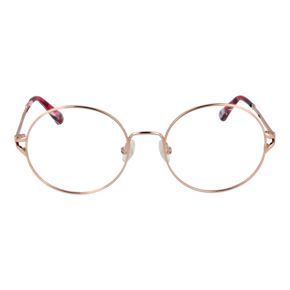 Beige Metal Glasses (frames) Accessory