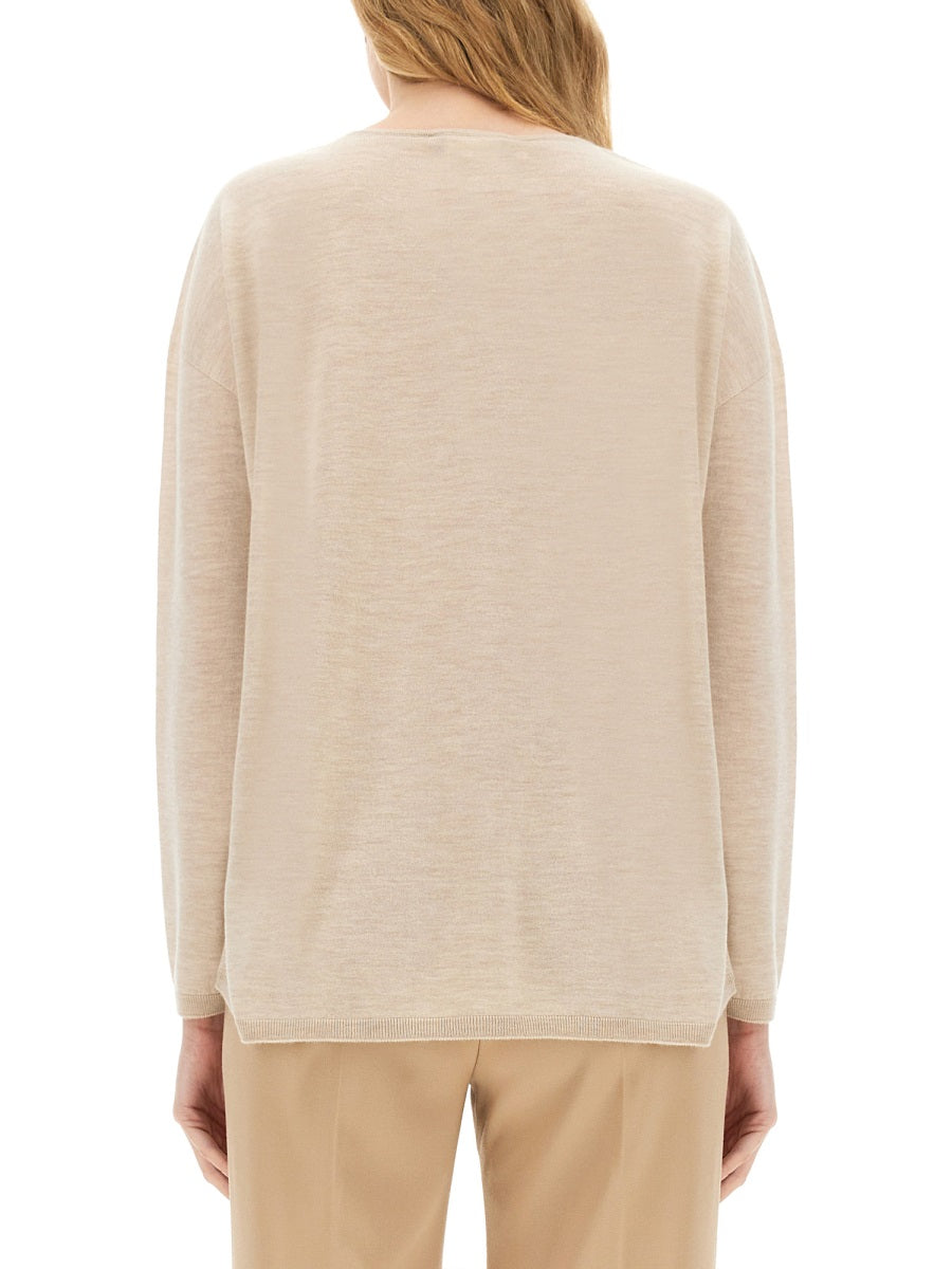 Jersey Arrow Beige Cashmere Jumpers