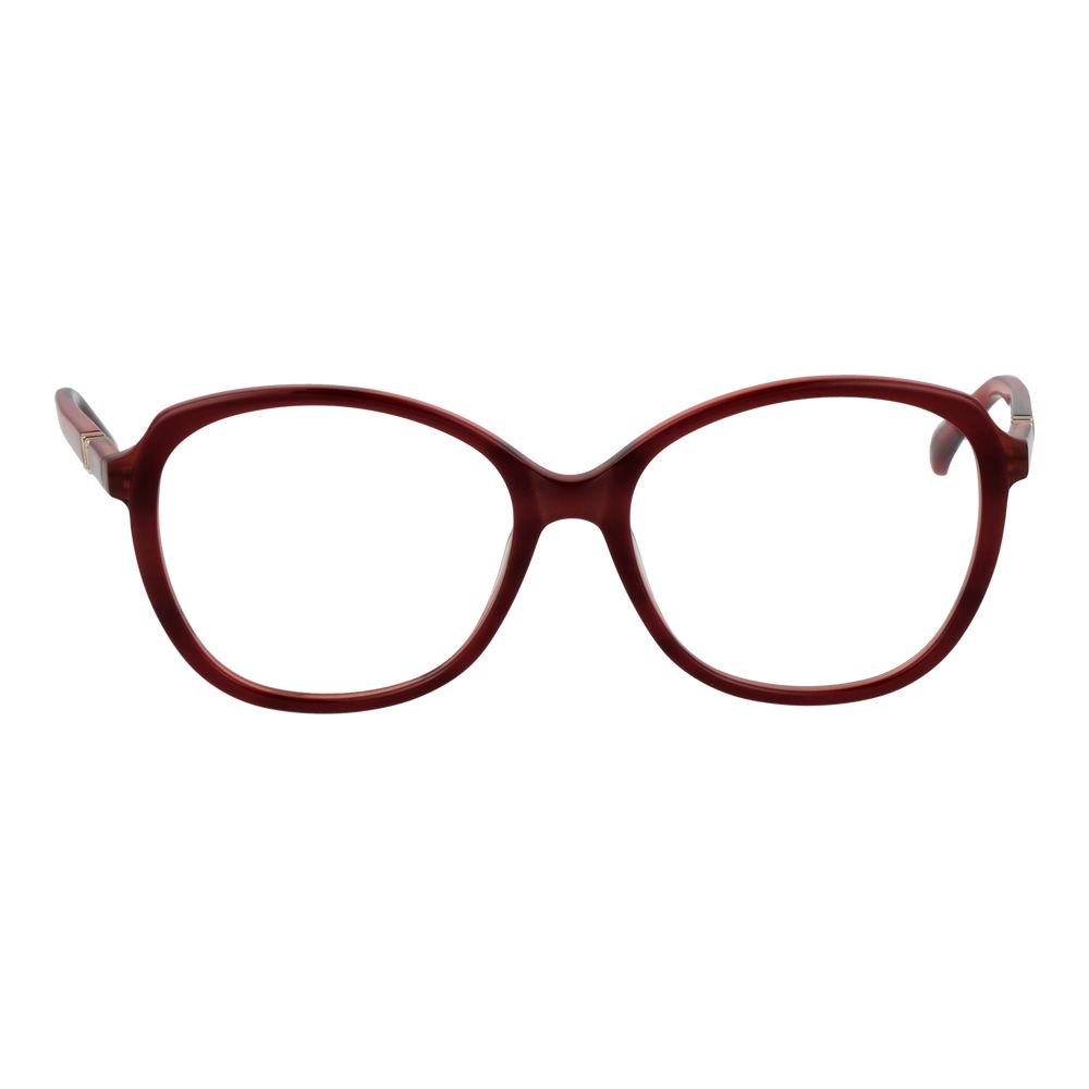 Burgundy Plastic Glasses (frames) Accessory