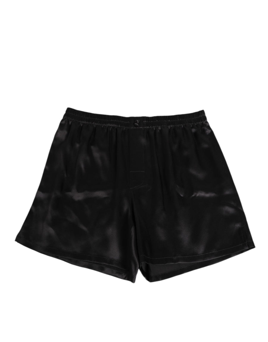 Dolce & Gabbana 100% Silk shorts in black