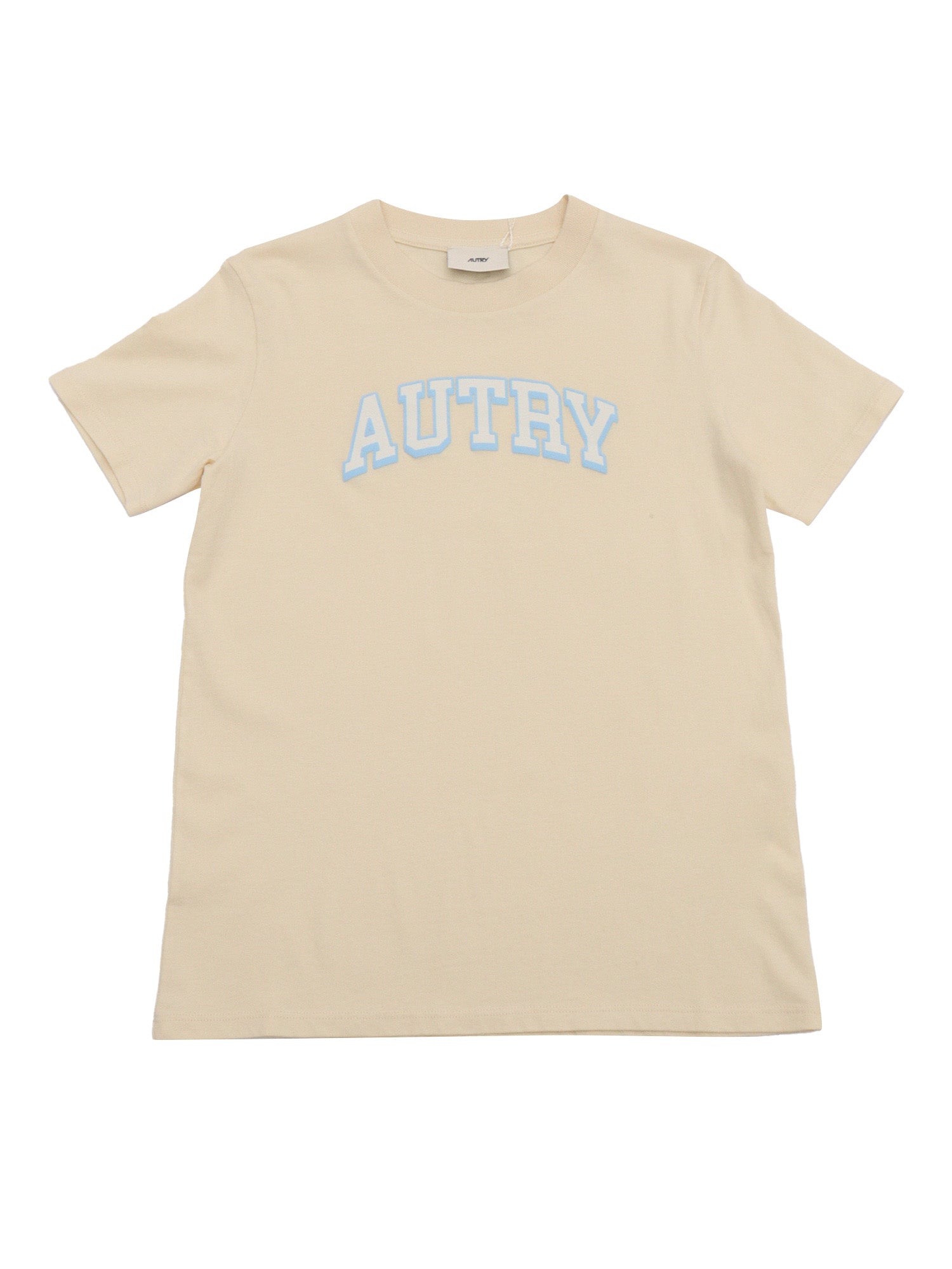 MAIN KIDS COTTON CREAM T-SHIRT Beige Short Sleeves