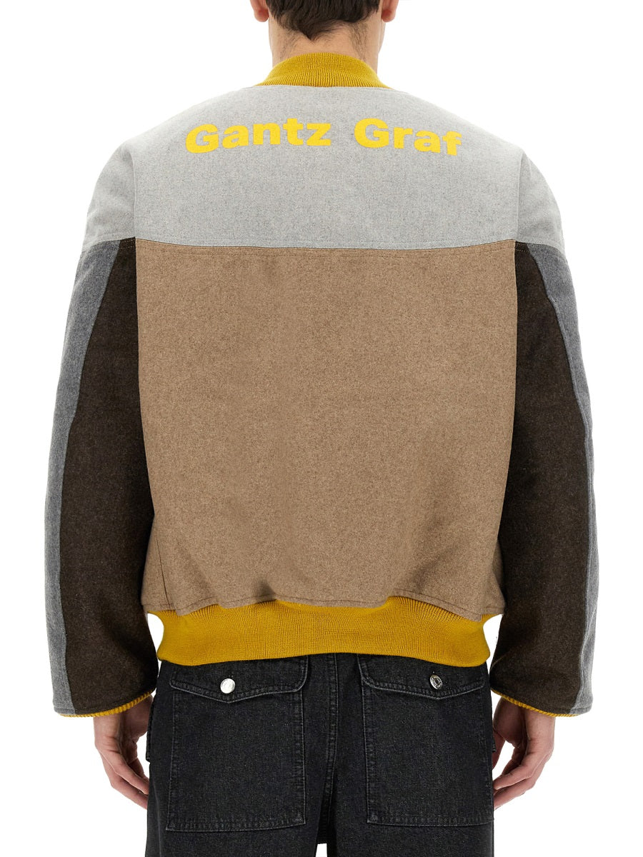 Logo Jacket Multicolour Wool