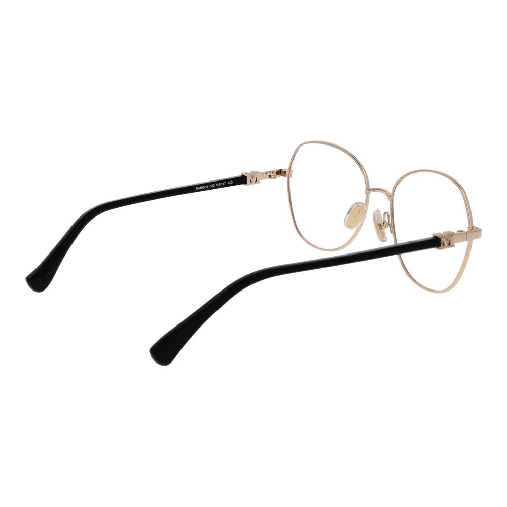 Gold Metal Glasses (frames) Accessory