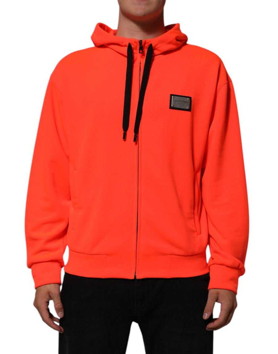 Dolce & Gabbana 100% Polyester hoodie in red