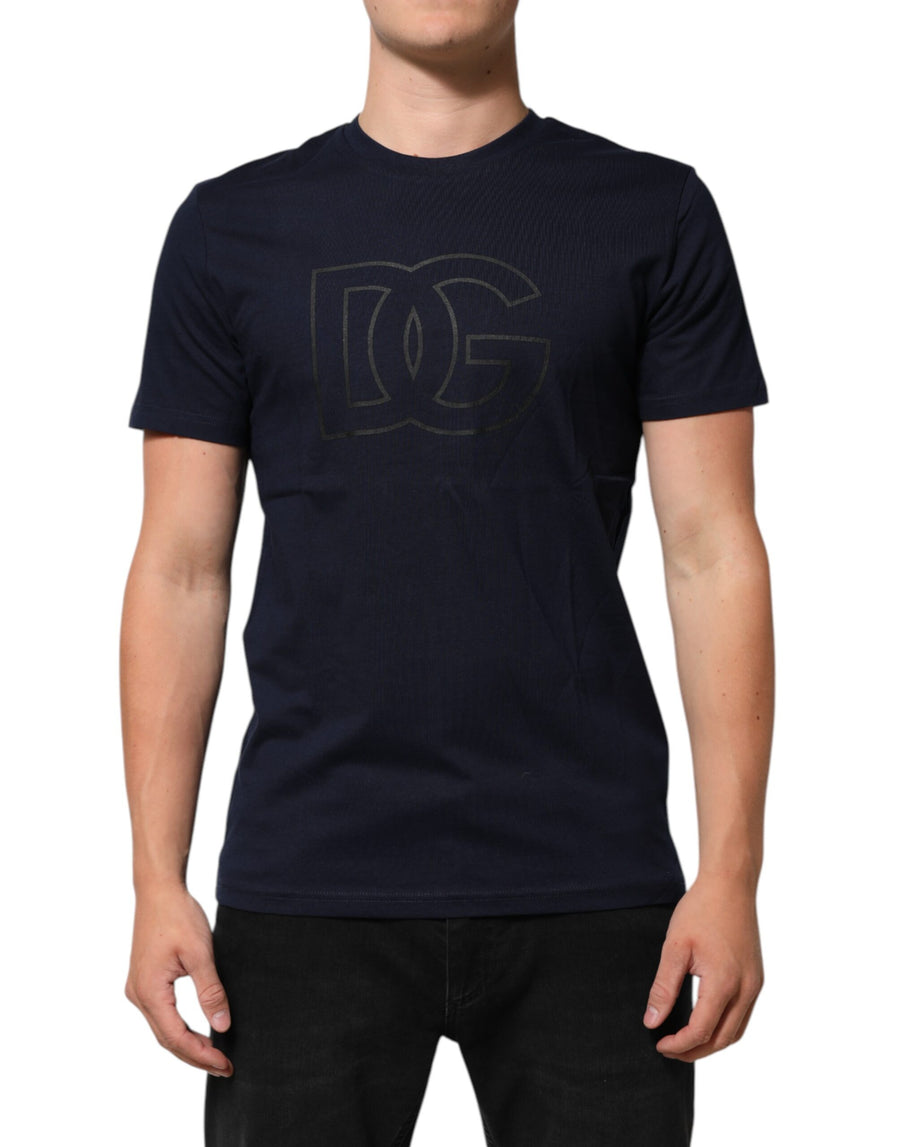 Dolce & Gabbana 100% Cotton t-shirt in navy
