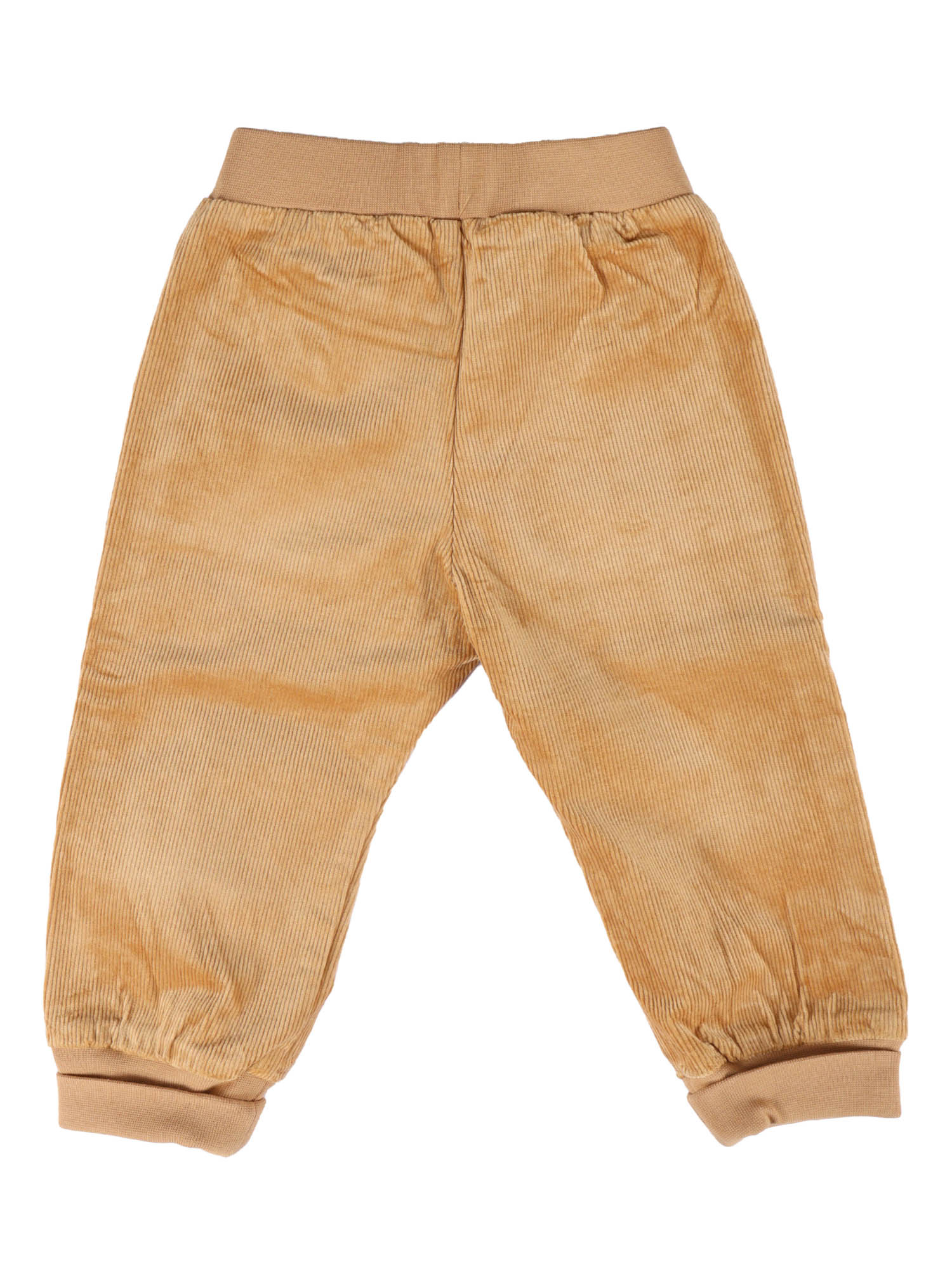Long Pants Beige Cotton Modal Elastane