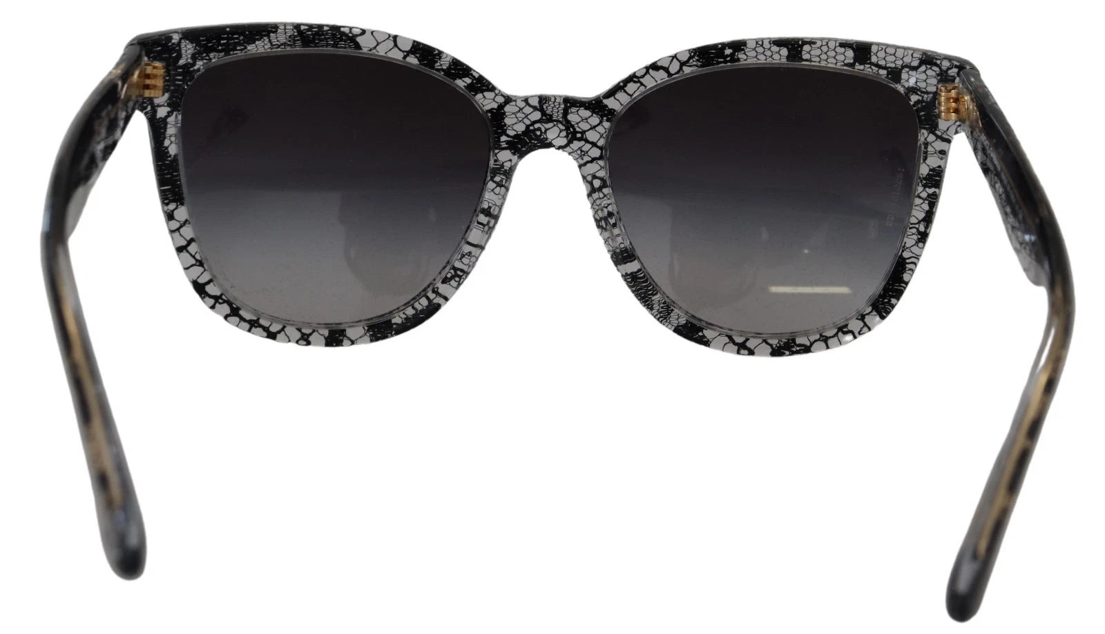 Dg4190 Black Lace Acetate Crystal Round Sunglasses