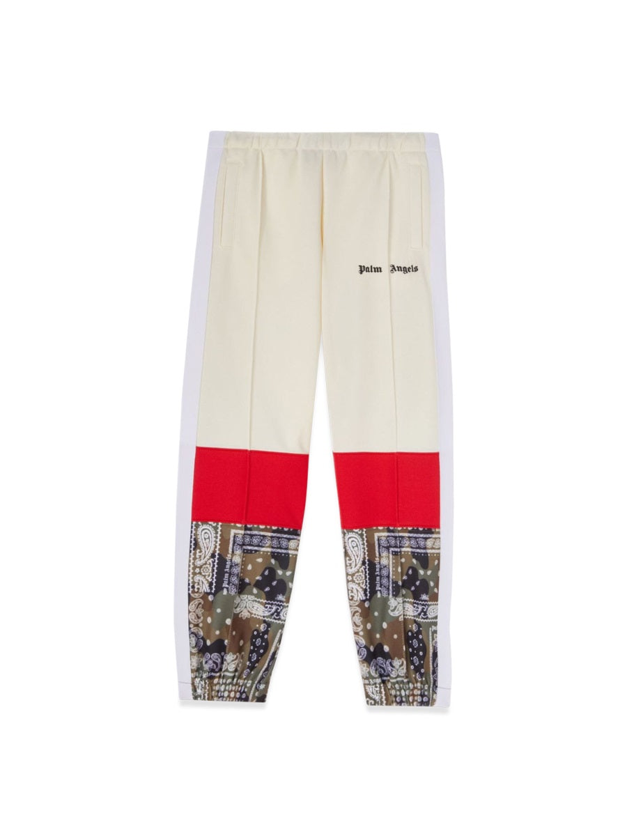 Track Pants Camou White Polyester Trousers