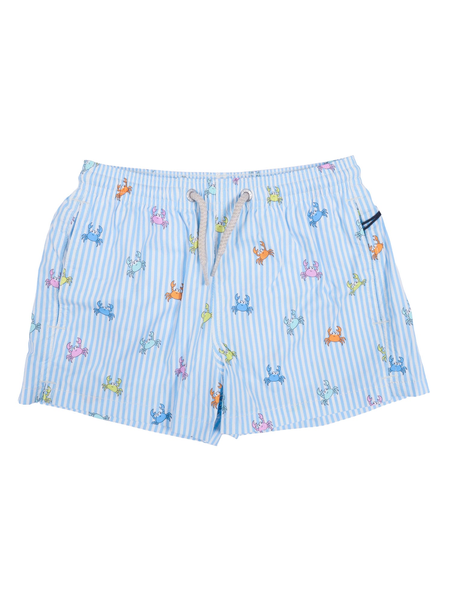 Jean Lighting Stretch-Pinchy Multi Stripes 30 Light Blue Polyester Boxer Mare Bimbo