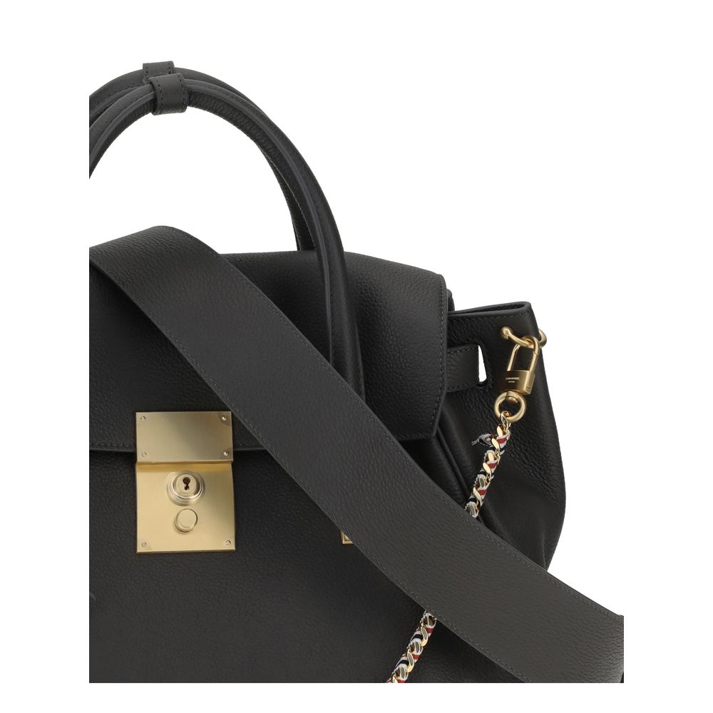 Gray Calf Leather Bos Taurus Handbag Bag