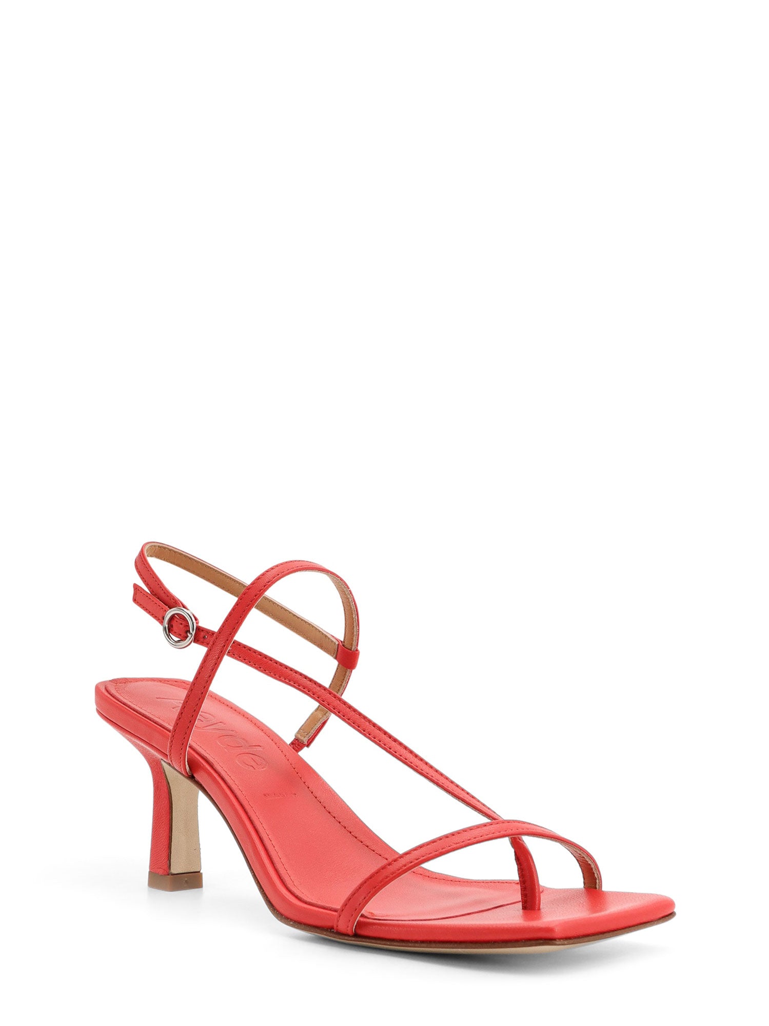 AEYDE Sandals Red Pelle