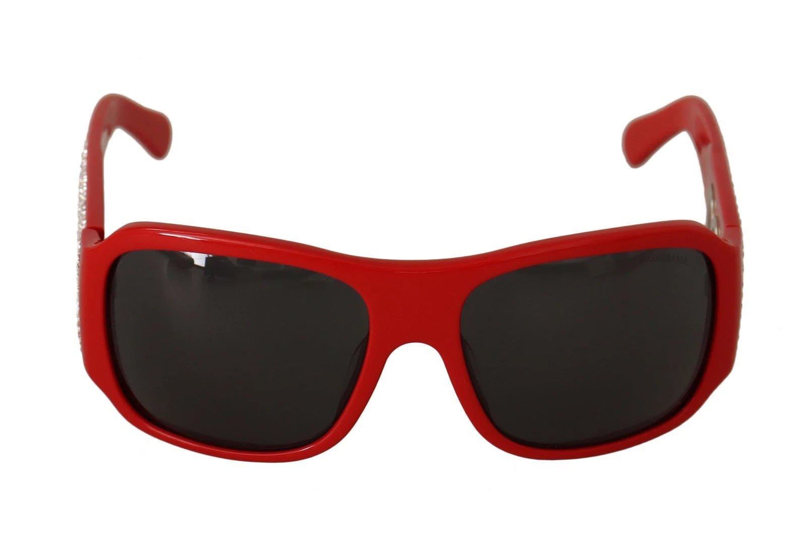 Dg4027 Red Crystal Black Lens Shades Sunglasses Polycarbonate