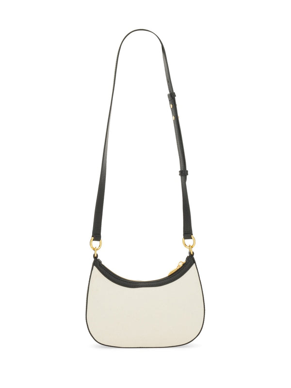 Logo-Embellished Bag Ivory Organic Cotton Shoulder
