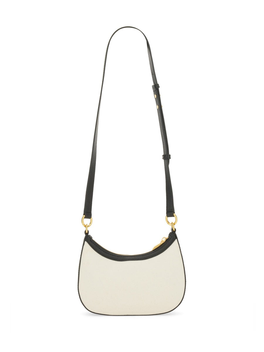 Logo-Embellished Bag Ivory Organic Cotton Shoulder