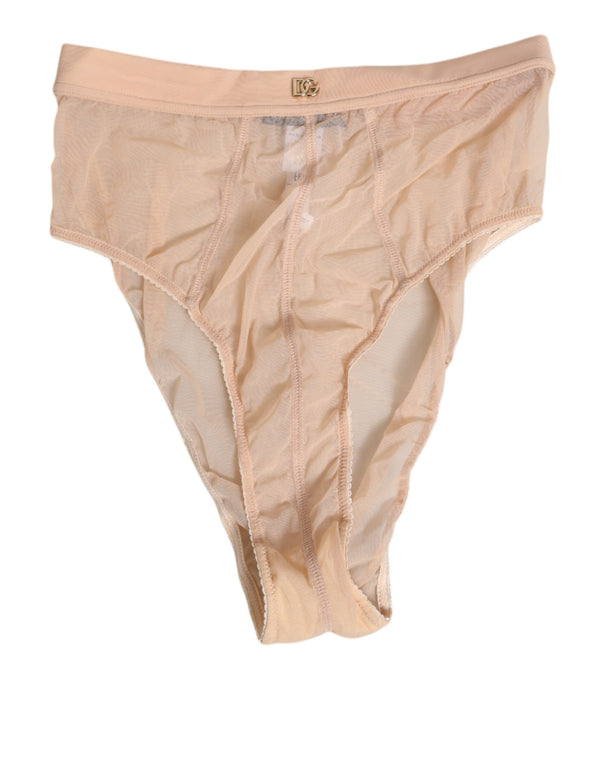 Dolce & Gabbana 93% Polyamide brief in beige