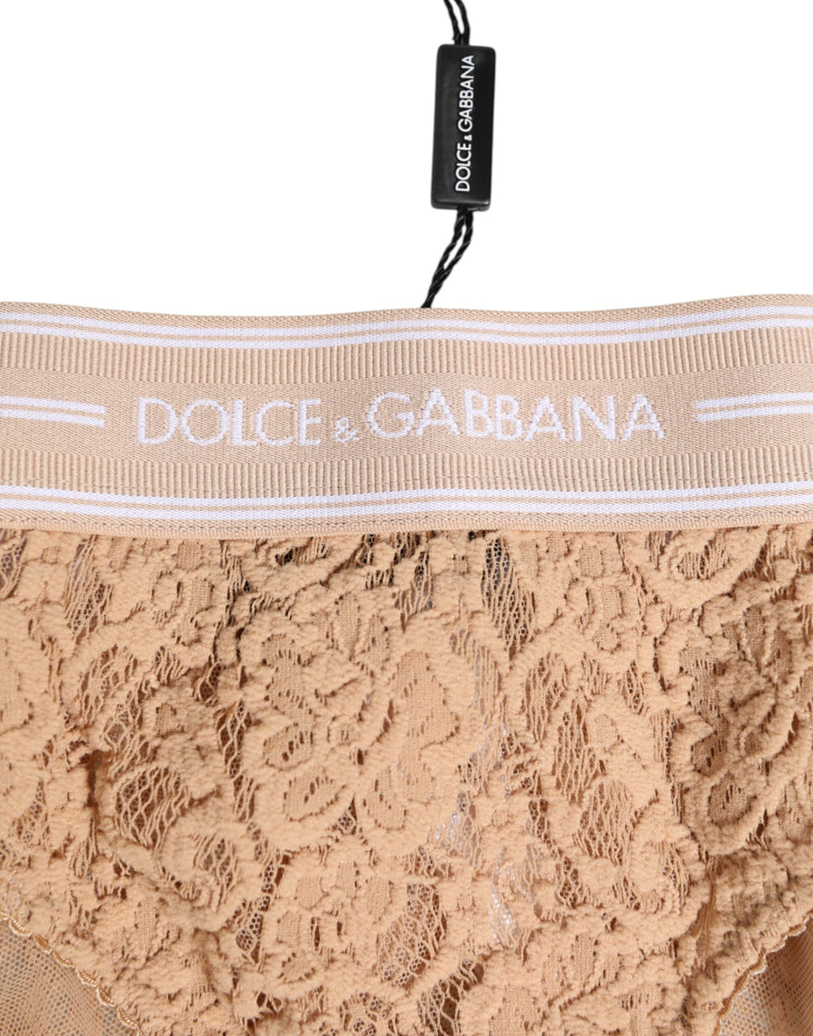 Dolce & Gabbana 100% Polyamide briefs in beige