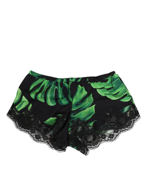 Dolce & Gabbana 80% Silk shorts in black