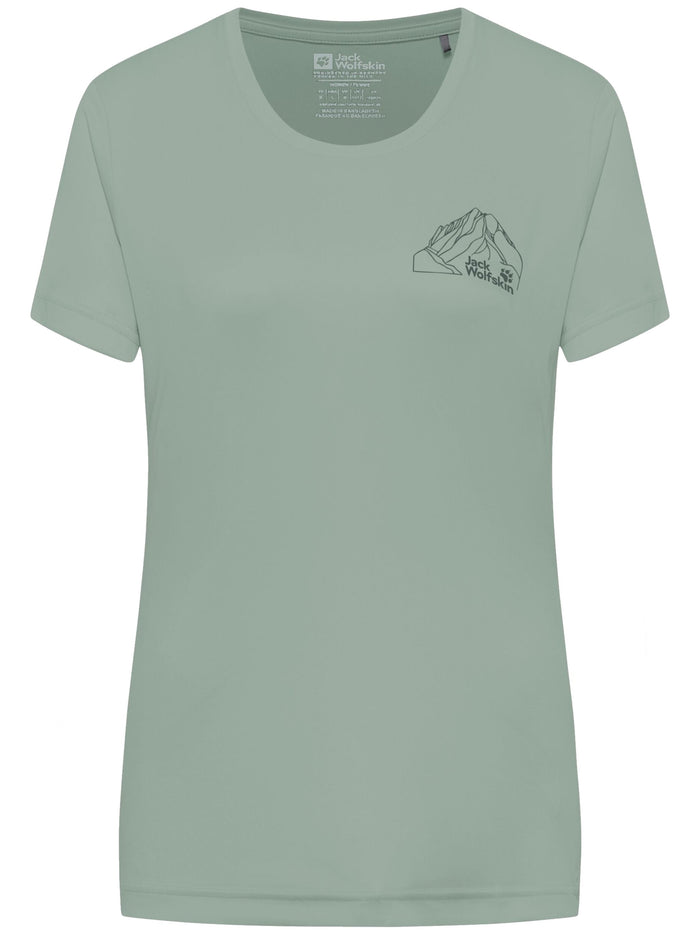 Peak Graphic T W Green T-shirt