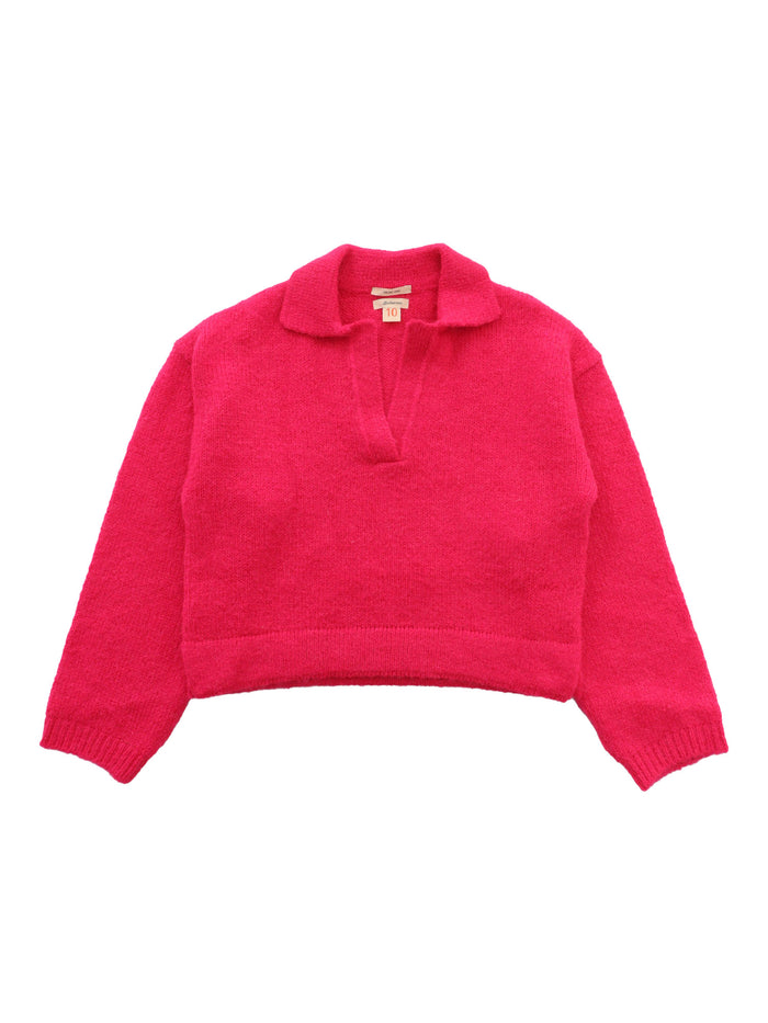 Aupa K1616u Knitwear Fuchsia Crewneck