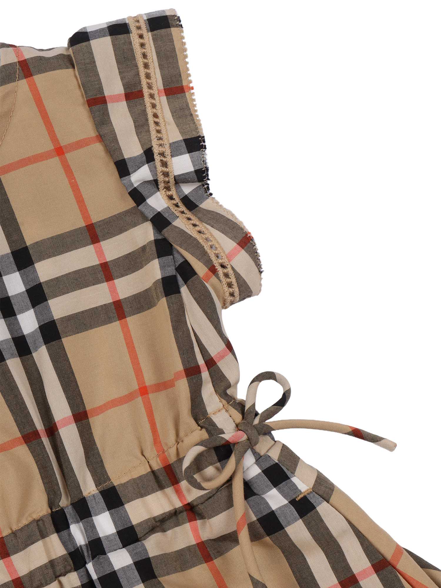 INF GIRL DRESSES Beige Cotton