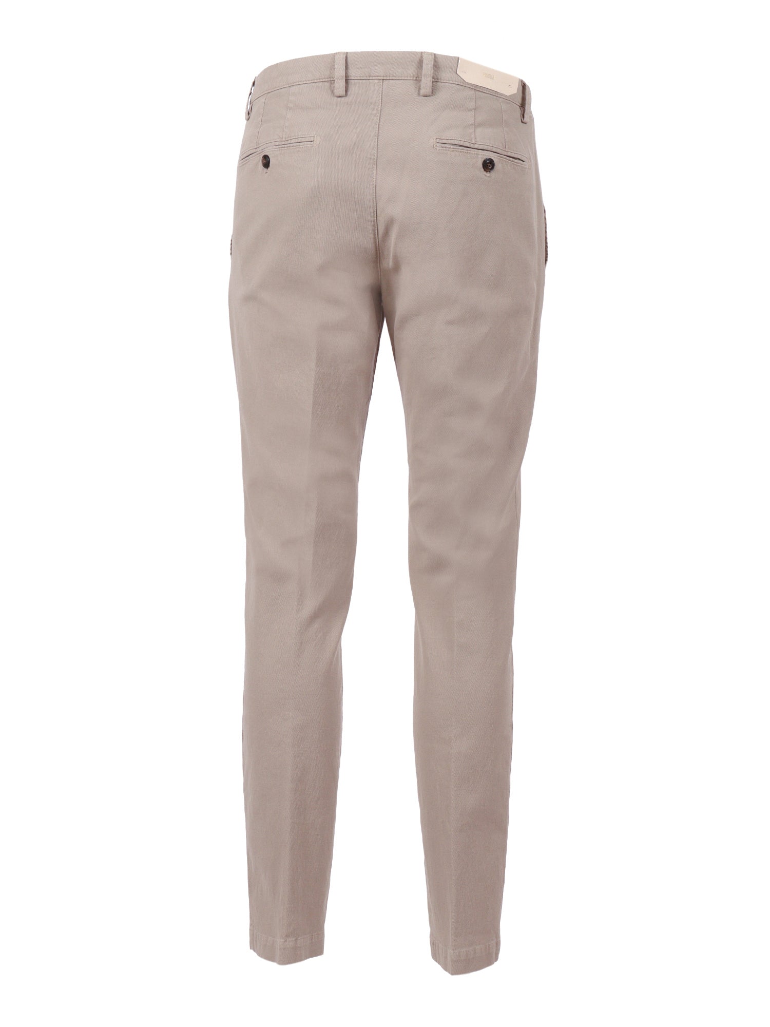 TROUSERS Beige Cotton Linen Elastane Pant