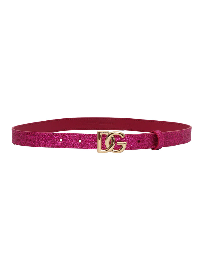 Logo Belt Fuchsia