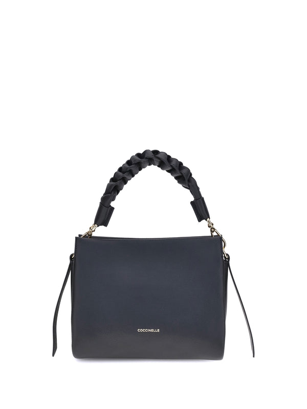 Coccinelle 100% calf leather (Bos taurus) shoulder bag in black