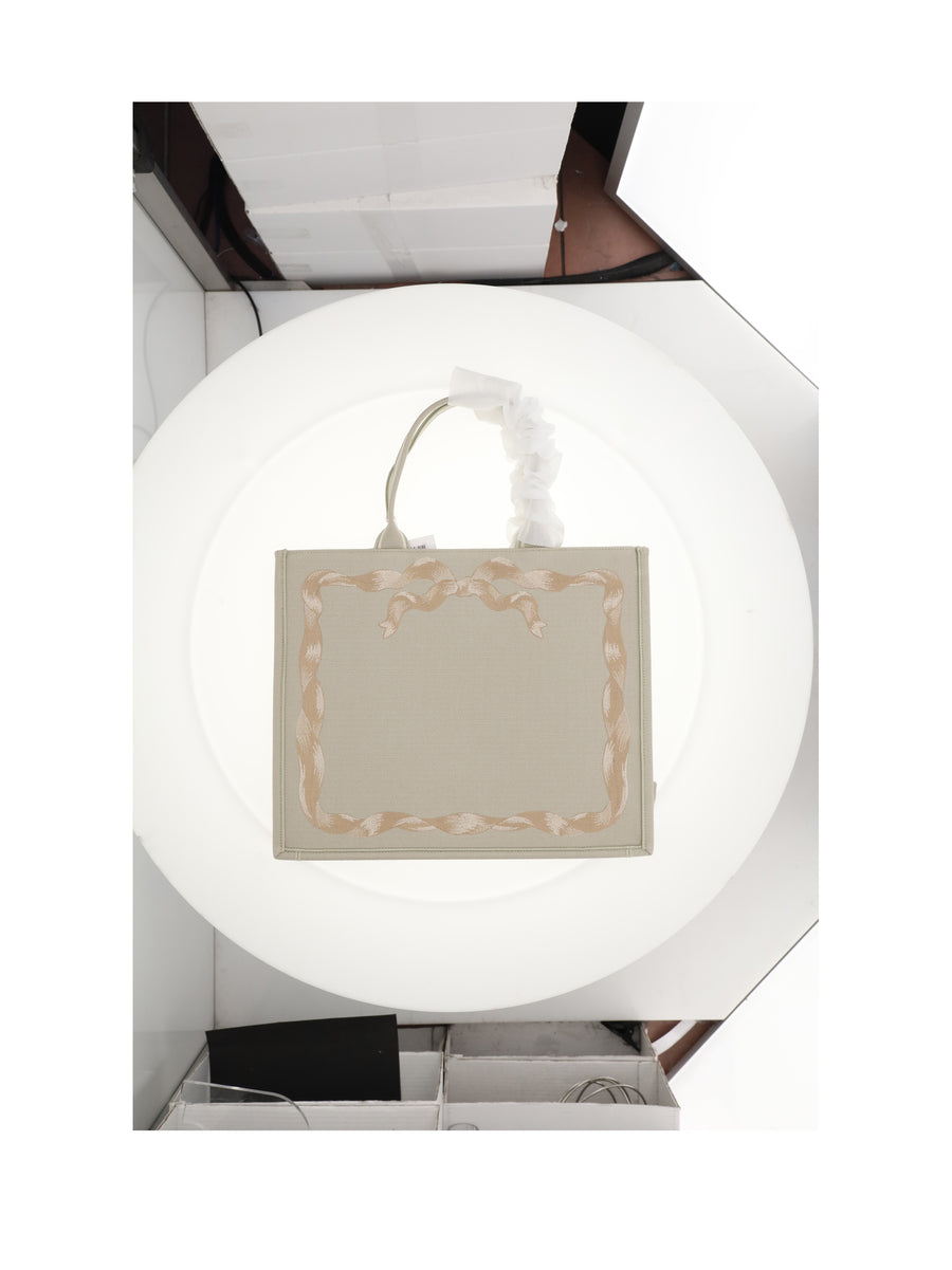 Tote Bag Beige-Multicolour Beige/multicolour Cotton Shoulder