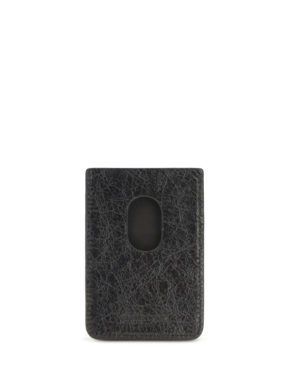 Card Holder Le City Black Lambskin Leather Umbrellas