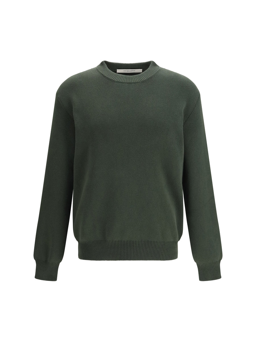 Golden Goose 96% Cotton sweater in green
