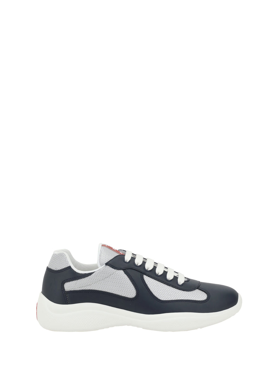 Prada Upper: 100% Polyamide; Sole: 100% Rubber sneaker in navy