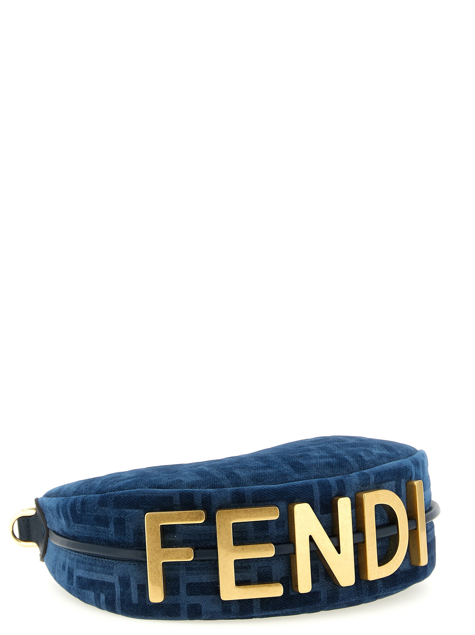 Fendigraphy Mini Handbag Blue Hand Bags