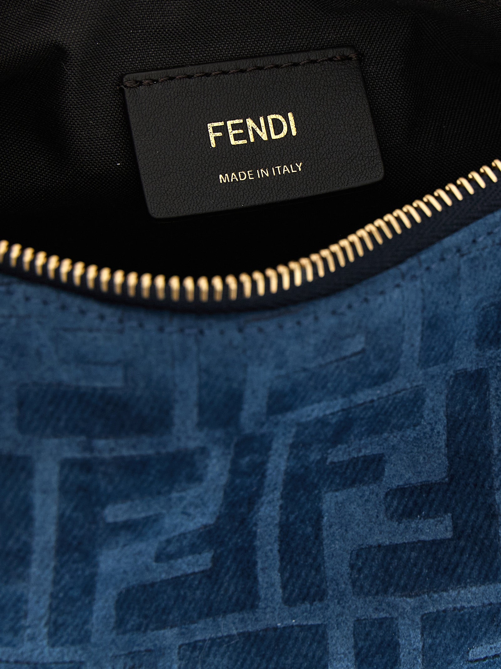 Fendigraphy Mini Handbag Blue Hand Bags