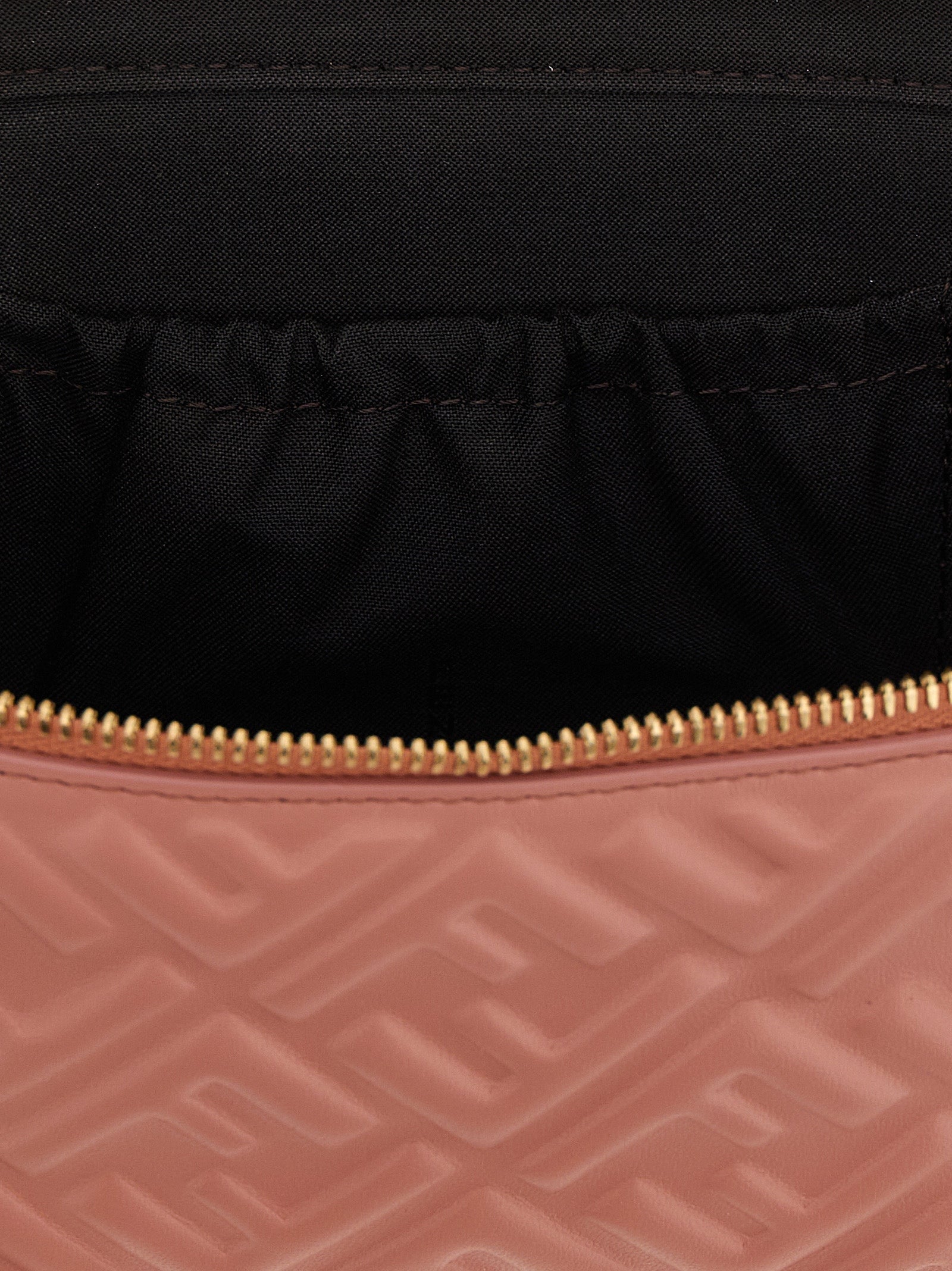Fendi Vanity Handbag Pink Lamb Leather (ovis Aries) Hand Bags