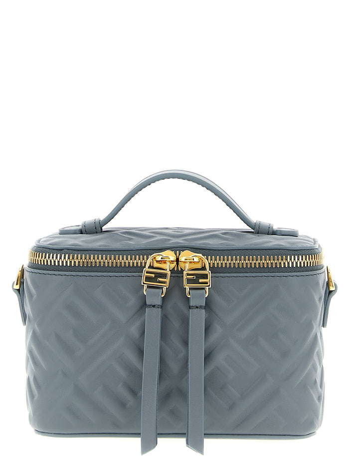 Vanity crossbody bag Light Blue Lamb Leather (ovis Aries)