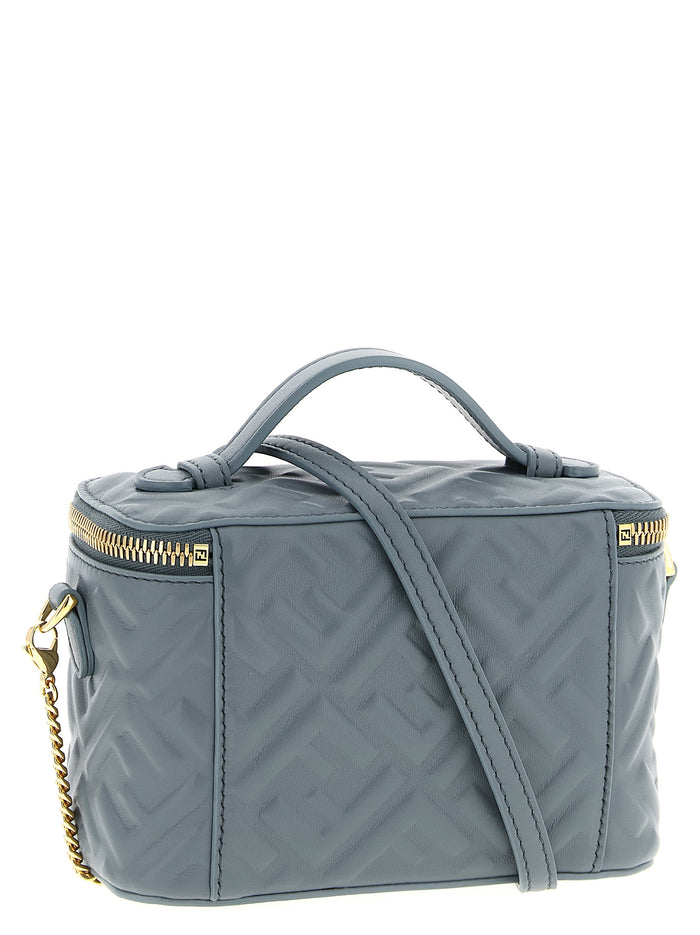 Vanity crossbody bag Light Blue Lamb Leather (ovis Aries)