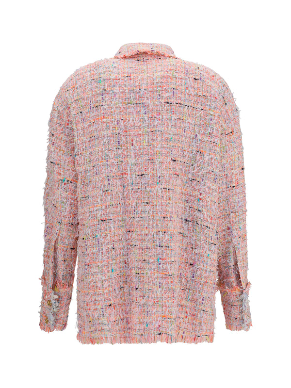 Tweed Shirt Multicolour Polyamide