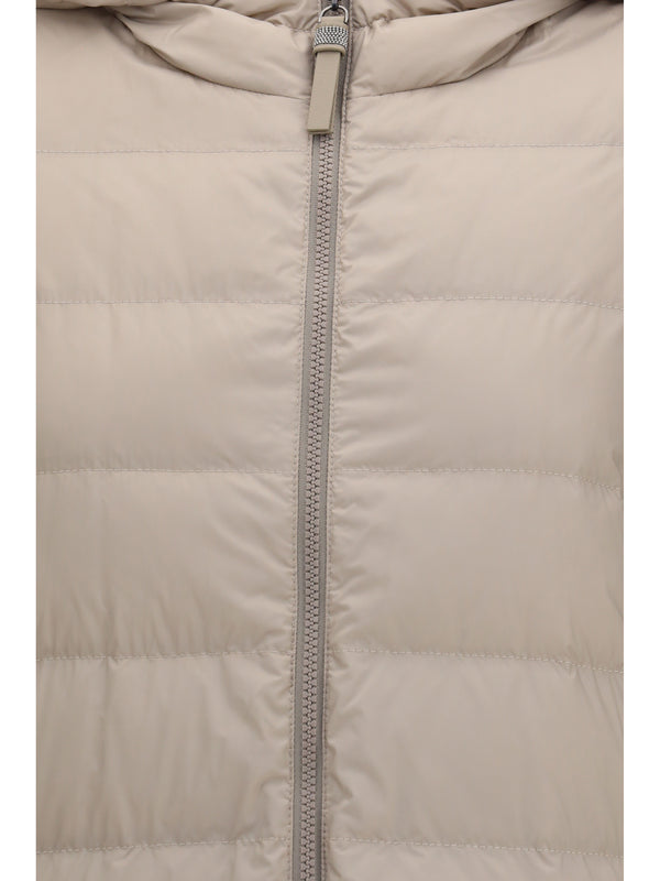 Puffer Jacket Monili Chain Dove Grey Outer: Polyamide