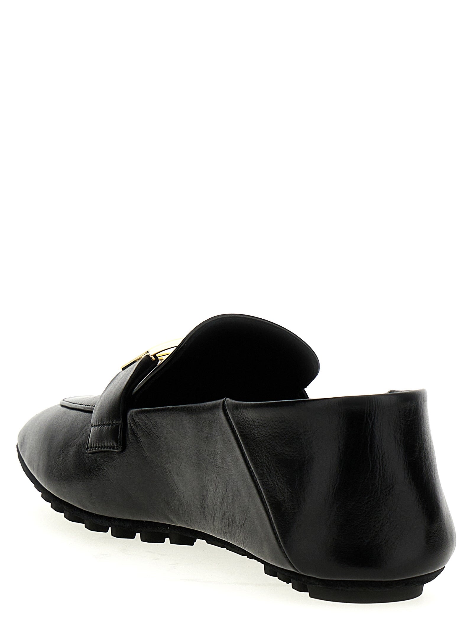 Baguette loafers Black Lamb Leather (ovis Aries)